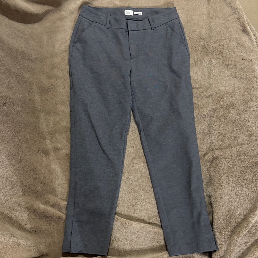 Womens Gray Tailored Pants